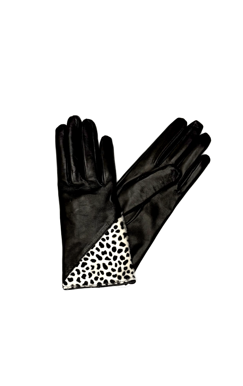Caridei- Pony Print Leather Gloves - Barrington's