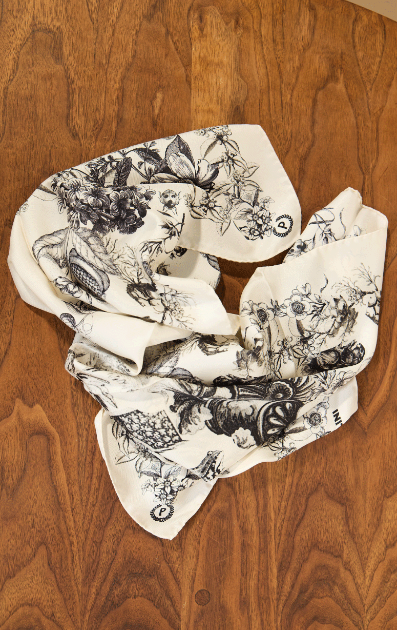 Barbieri- Silk Square Scarf - Barrington's