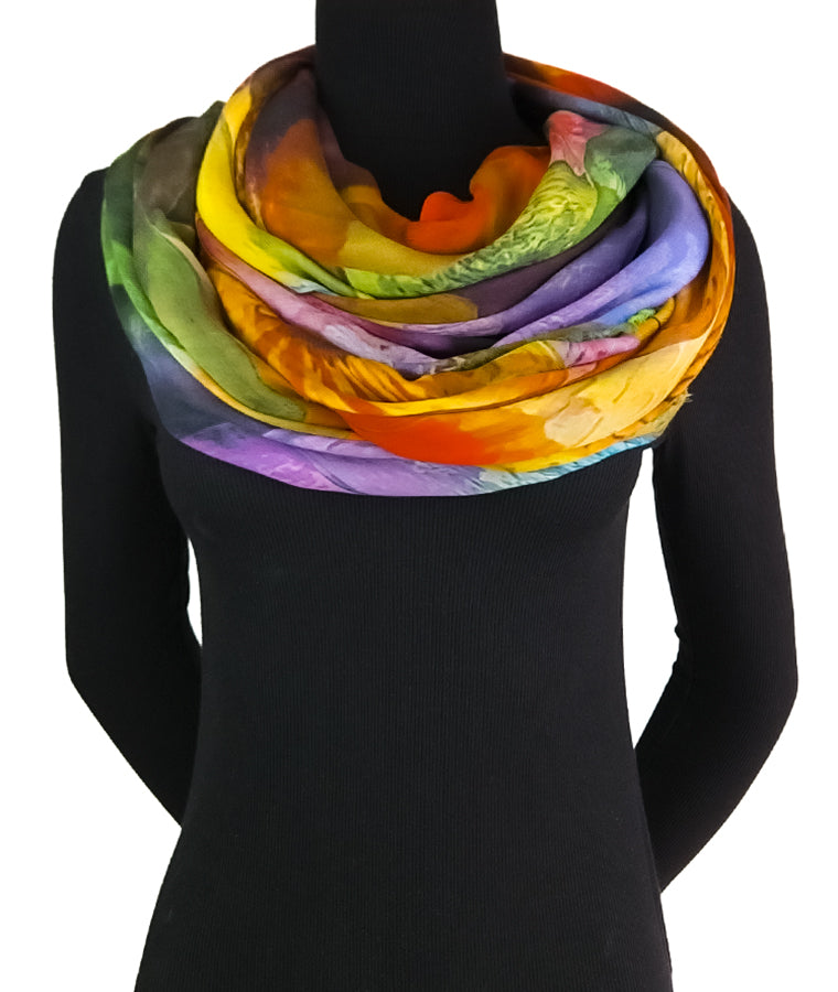 Modal & Cashmere Scarf - Bloom - Barrington's