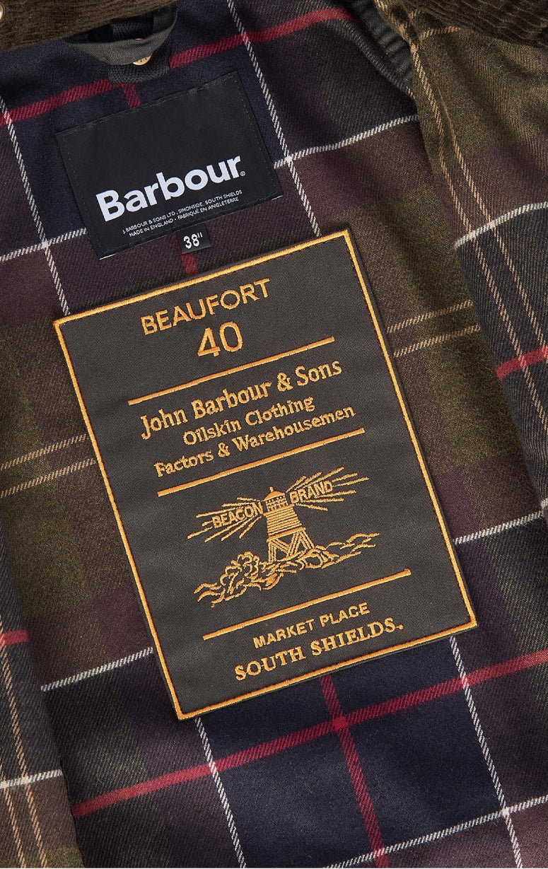 Barbour - Beaufort Waxed Jacket - Barrington's