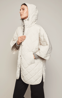 Adroit- Quilted Cape with Hood - Barrington's