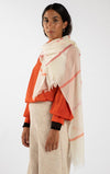 Abstract- Superfine Wool Striped Scarf