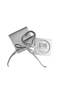 Pewter Heart Shaped Scarf Buckle - Barrington's