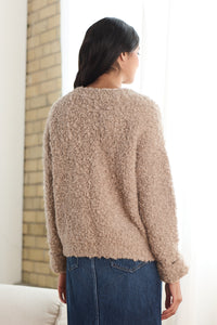 Luna - Boucle Alpaca Cardigan - Barrington's