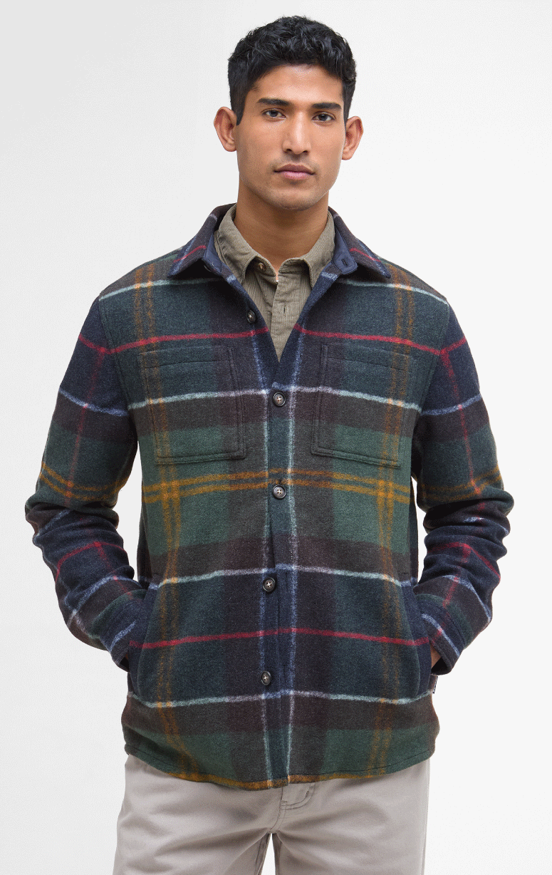 Barbour- Tailored Check Overshirt - Barrington's