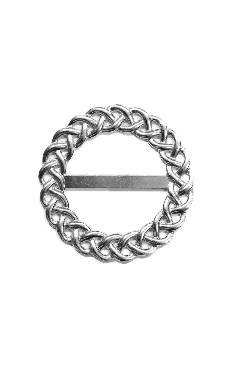 Lolili Scarf Buckle Pewter - Celtic - Barrington's