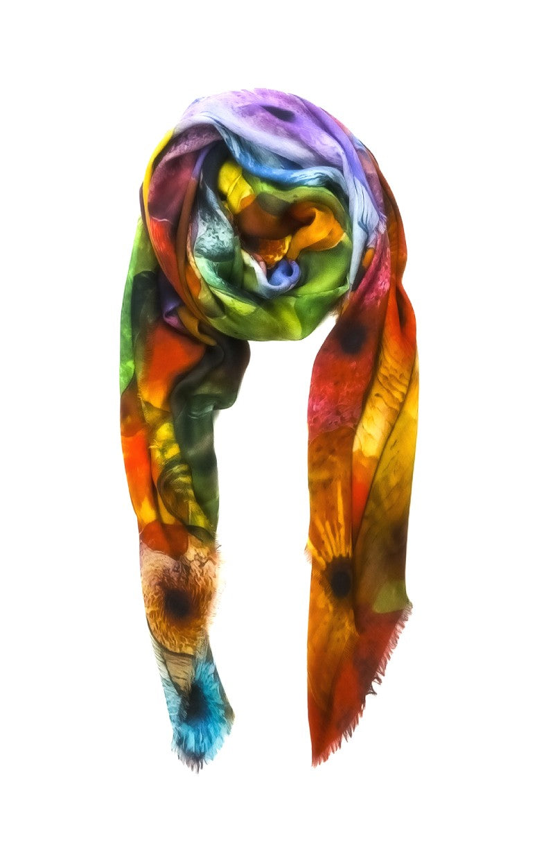 Modal & Cashmere Scarf - Bloom - Barrington's