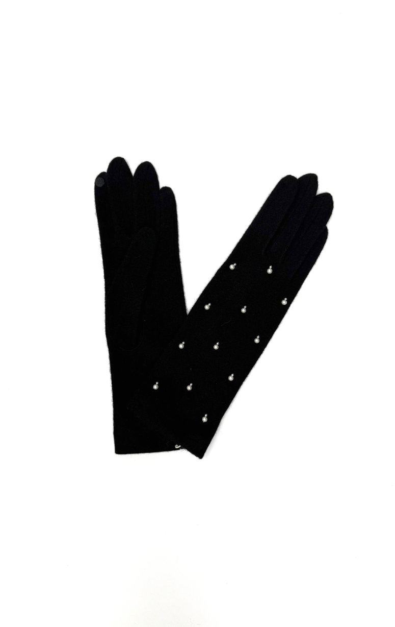 Vincent Pradier- One Size Wool Gloves- Pealrs - Barrington's