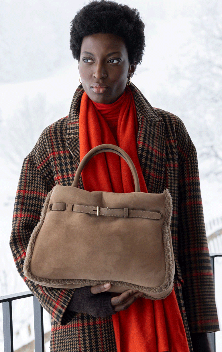 Abro- Shearling Handbag