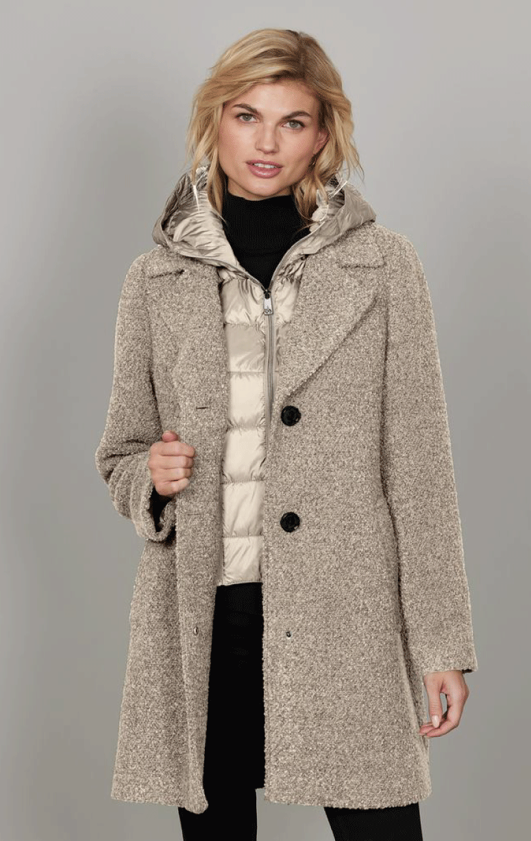 Junge- 7/8s Coat with Down Bibb - Barrington's