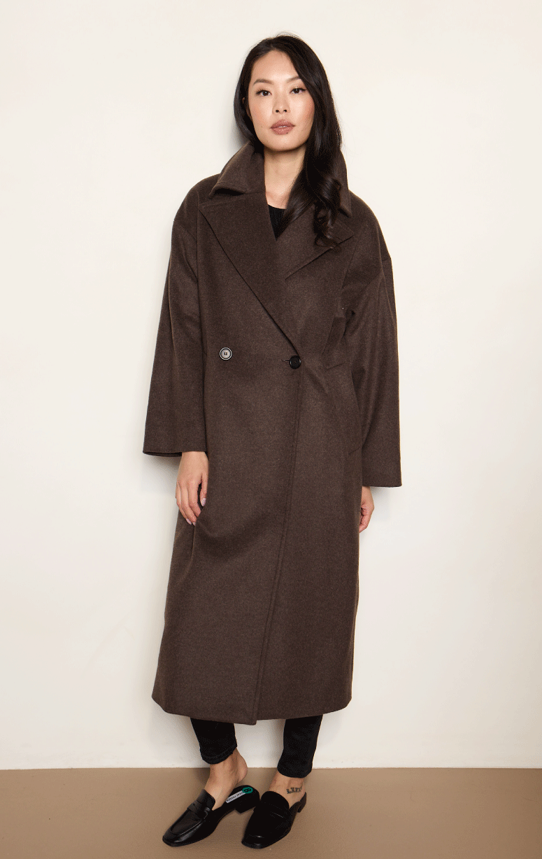 HISO- Oversized Double Breasted Coat