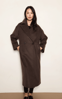 HISO- Oversized Double Breasted Coat