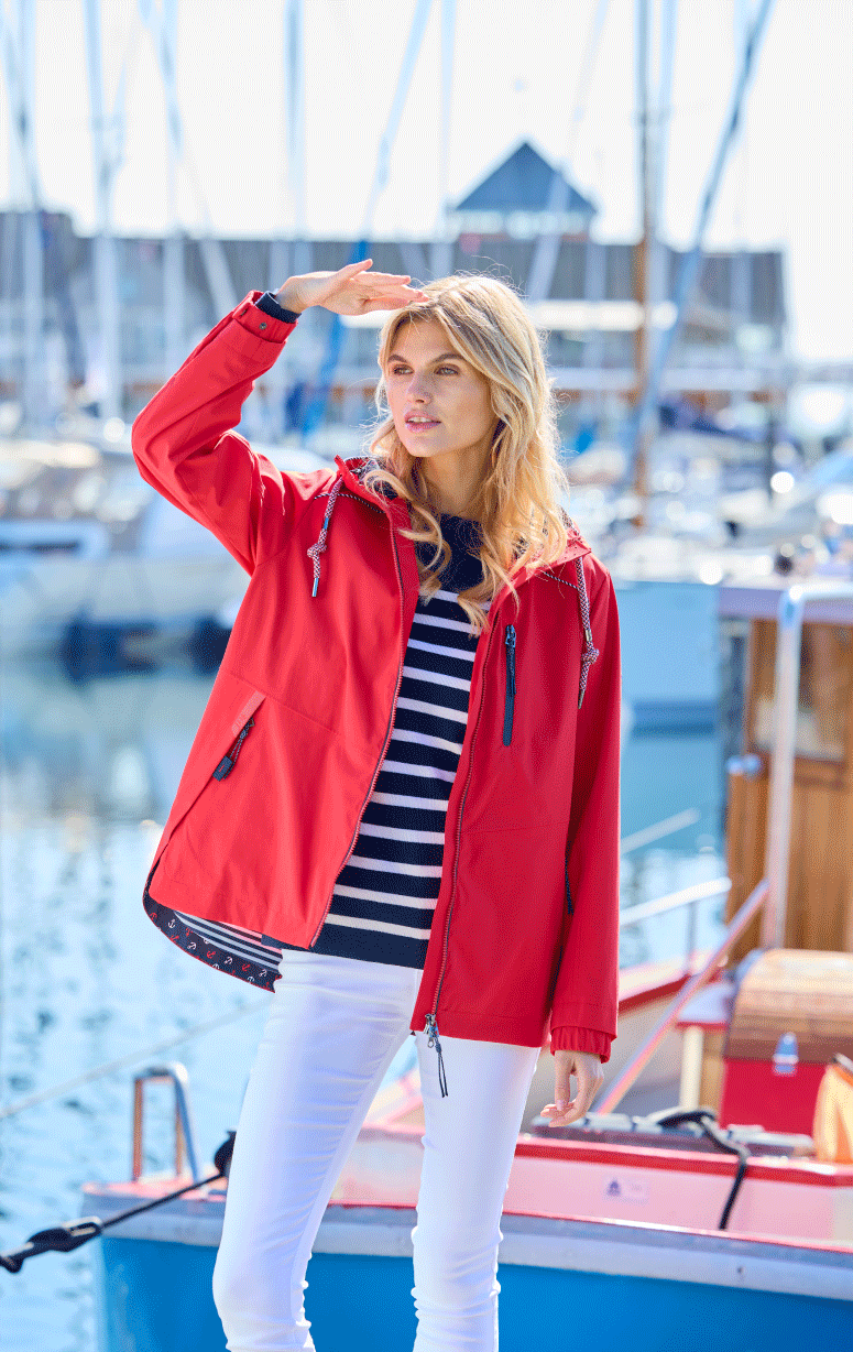 Junge- Nautical Jacket with Hood - Barrington's