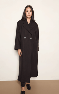 HISO- Herringbone Double Breasted Coat
