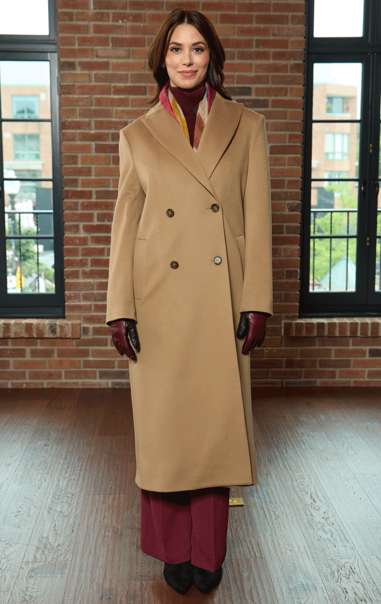 Barrington's- Double Breasted Long Coat