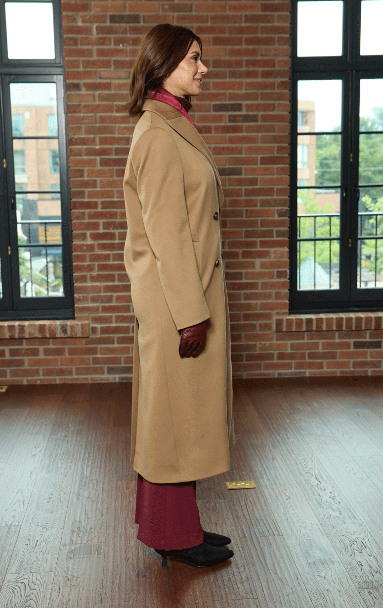 Barrington's- Double Breasted Long Coat