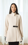 Barringtons- Jacket with Stud Closure and Leather Tab