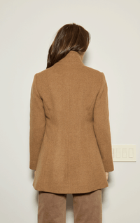 Barringtons- Jacket with Stud Closure and Leather Tab