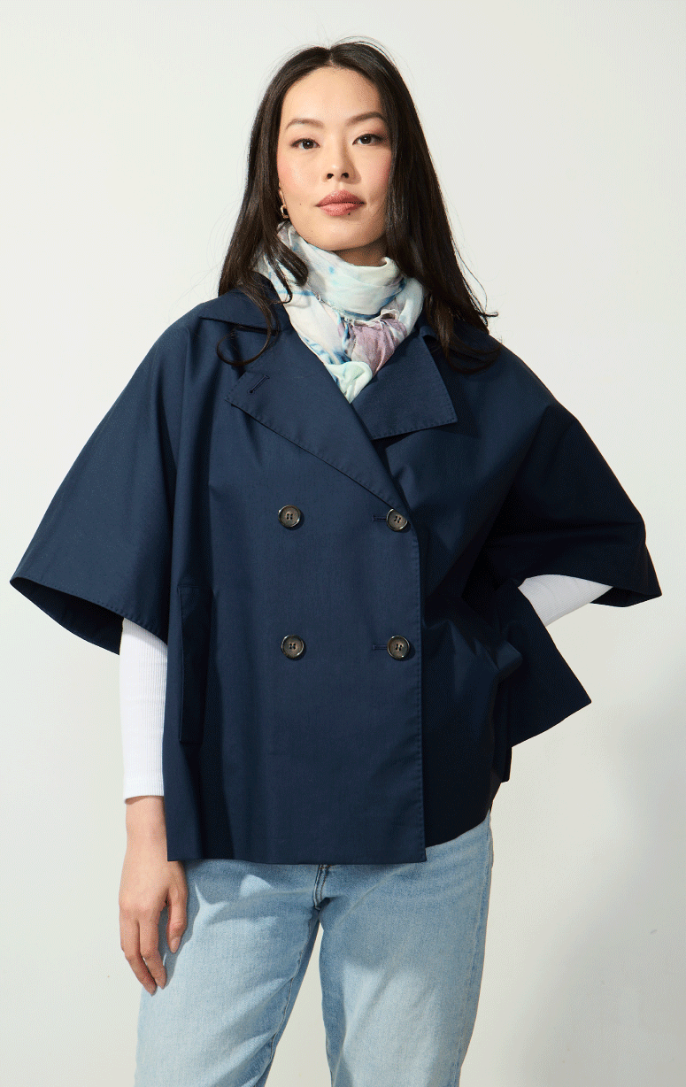 Cinzia Rocca- Double Breasted Cape