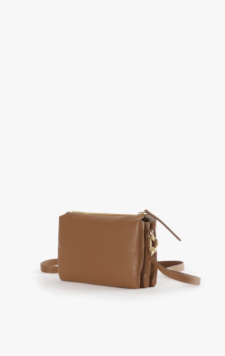 Cinzia Rocca- 3 Compartment Leather Bag