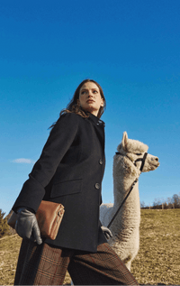 Cinzia Rocca- 3 Compartment Leather Bag