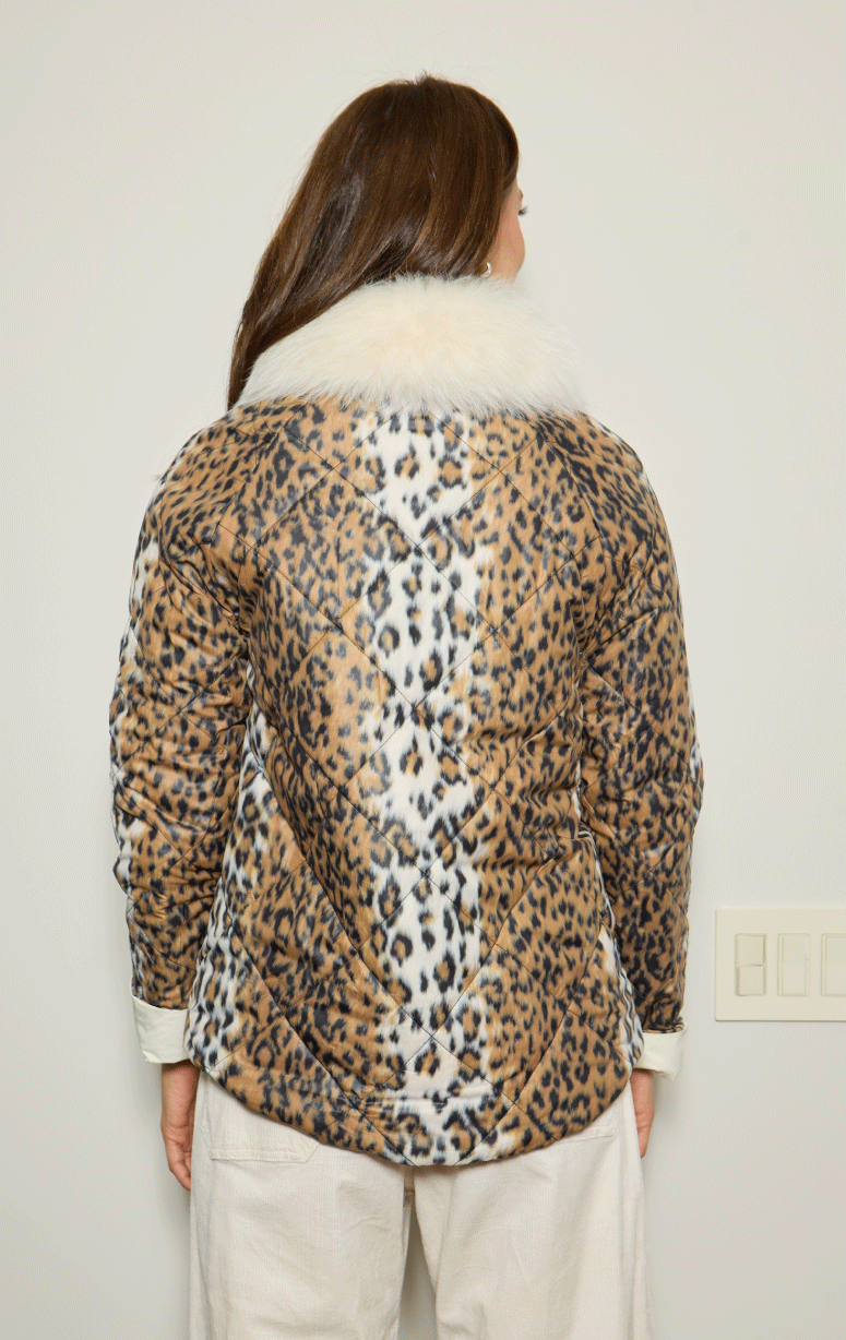 Pregio- Reversible Animal Print Jacket