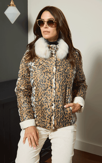 Pregio- Reversible Animal Print Jacket