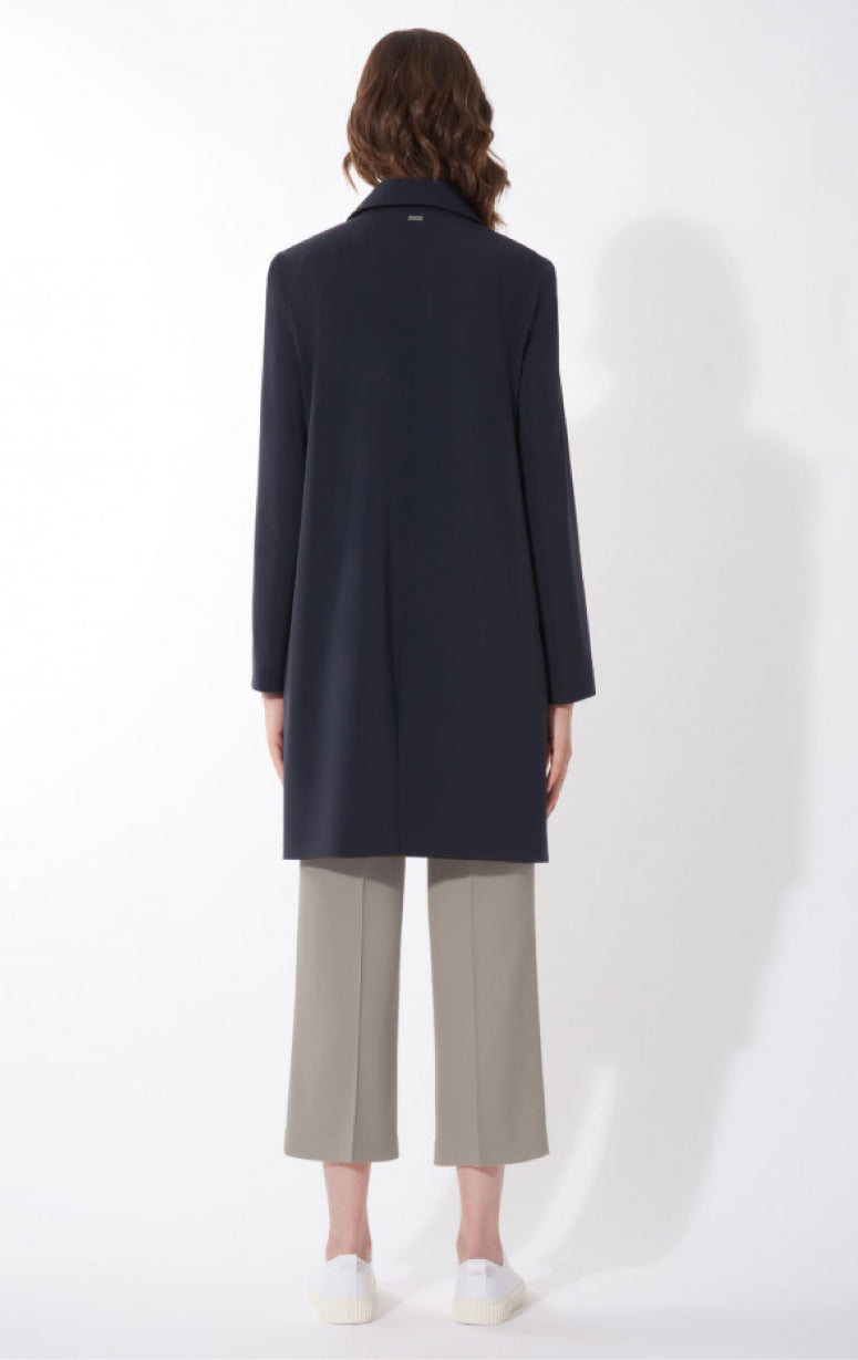 Cinzia Rocca - Overcoat with Pic Stitch Detail