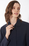 Cinzia Rocca - Overcoat with Pic Stitch Detail