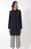 Cinzia Rocca - Overcoat with Pic Stitch Detail