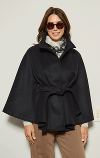 Barrington's- Wool Cape with Belt