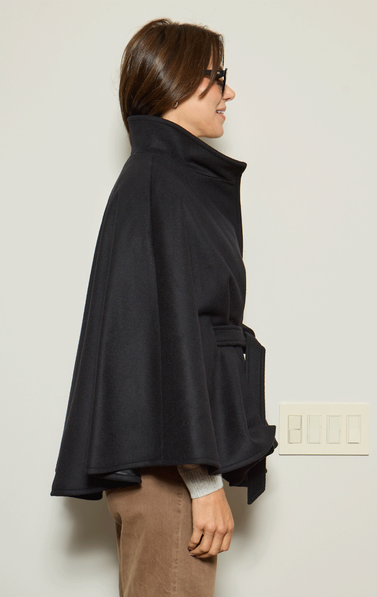 Barrington's- Wool Cape with Belt