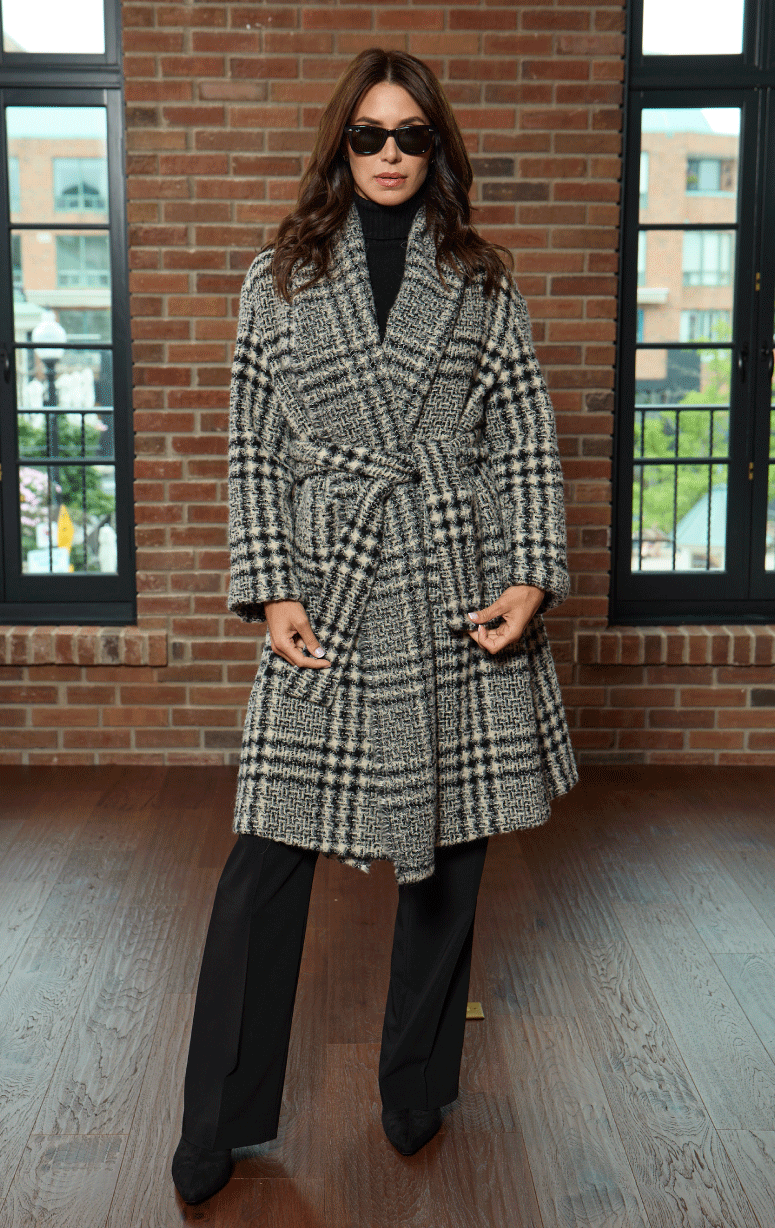 Tardia- 7/8s Wrap Coat
