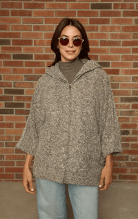 Tardia- Batwing Poncho with Hood