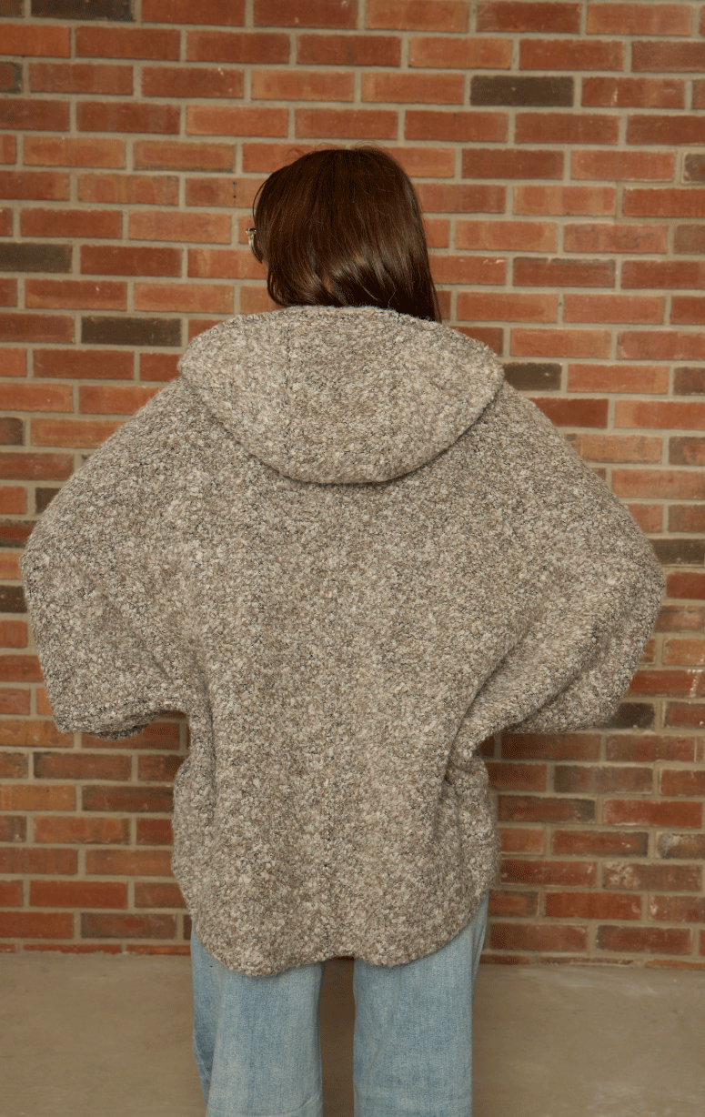 Tardia- Batwing Poncho with Hood