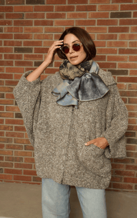 Tardia- Batwing Poncho with Hood