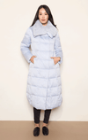Nitia- Down Filled Coat with Knit Fur Collar