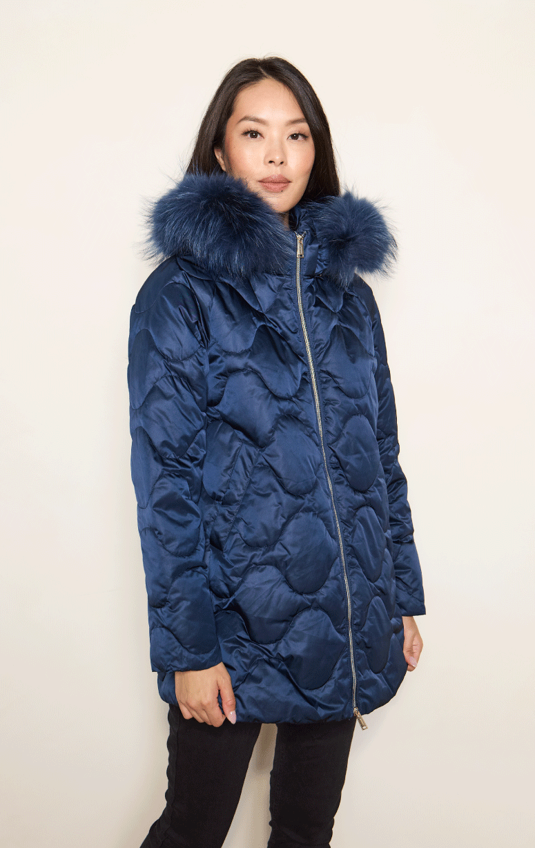 Nitia- Down Filled Onion Quilt Jacket - Barrington's