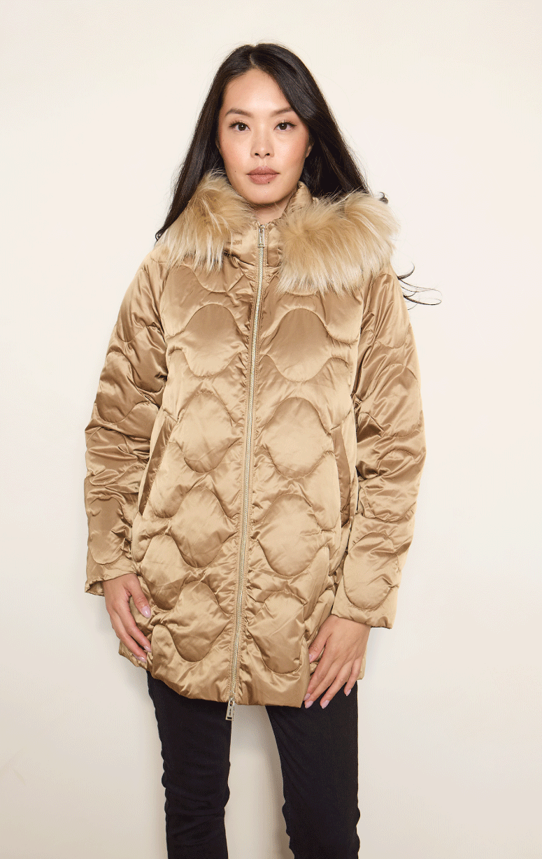 Nitia- Down Filled Onion Quilt Jacket - Barrington's