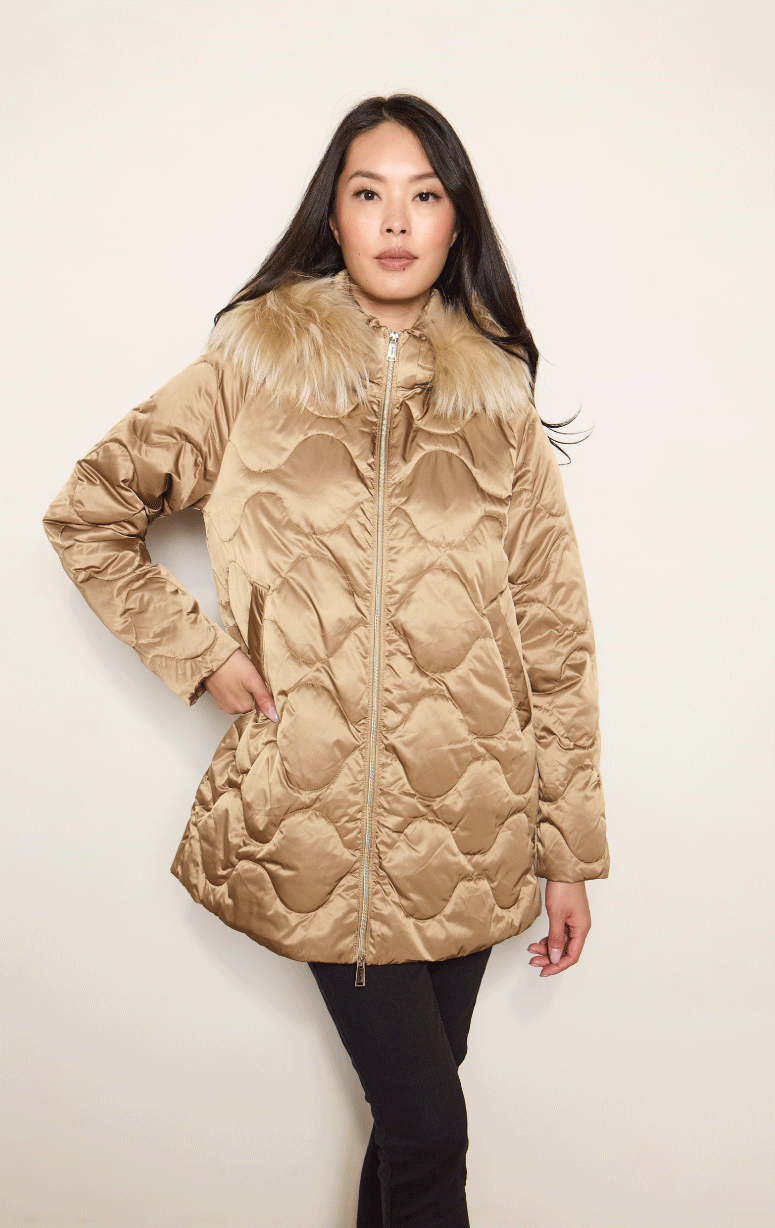 Nitia- Down Filled Onion Quilt Jacket - Barrington's