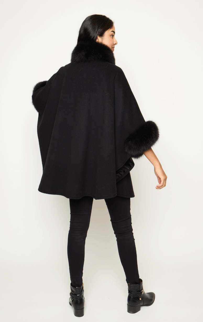 Cape with Fox Collar & Cuffs