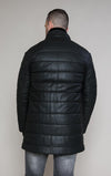 Men's Wadded Leather Jacket