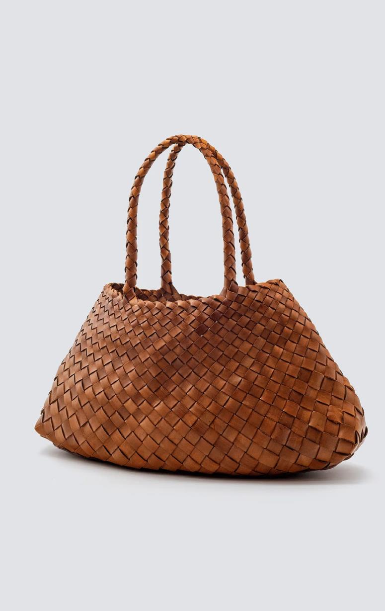 Dragon - Woven Leather Shoulder Bag