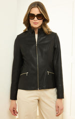 Barrington's - Short Leather Jacket