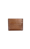 Woven Leather Card Holder - Barrington's