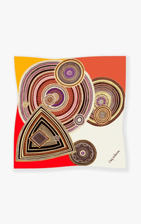 Cinzia Rocca= Small Silk Square Scarf