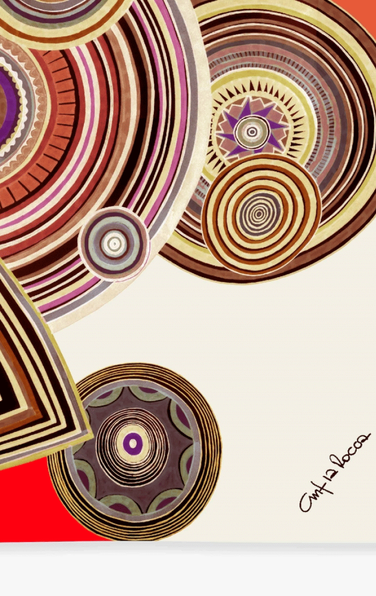 Cinzia Rocca= Small Silk Square Scarf