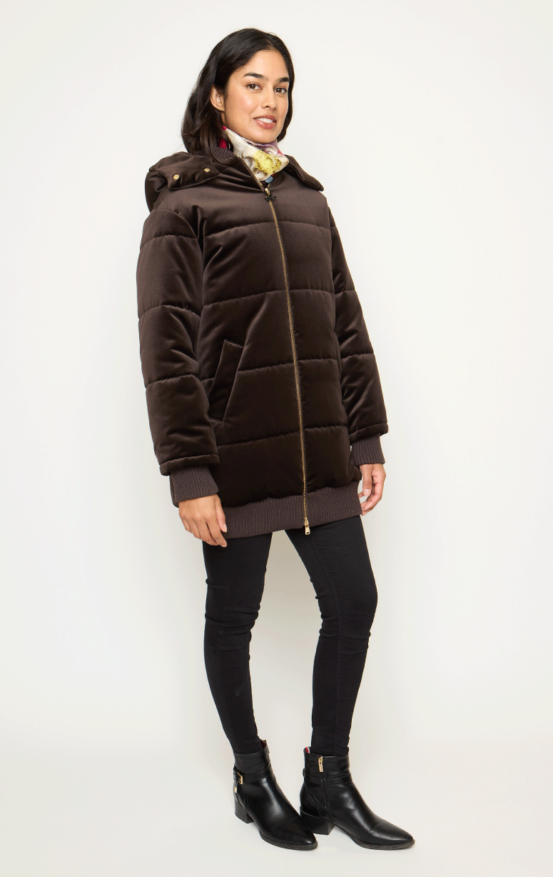 Tardia- Velvet Parka - Barrington's