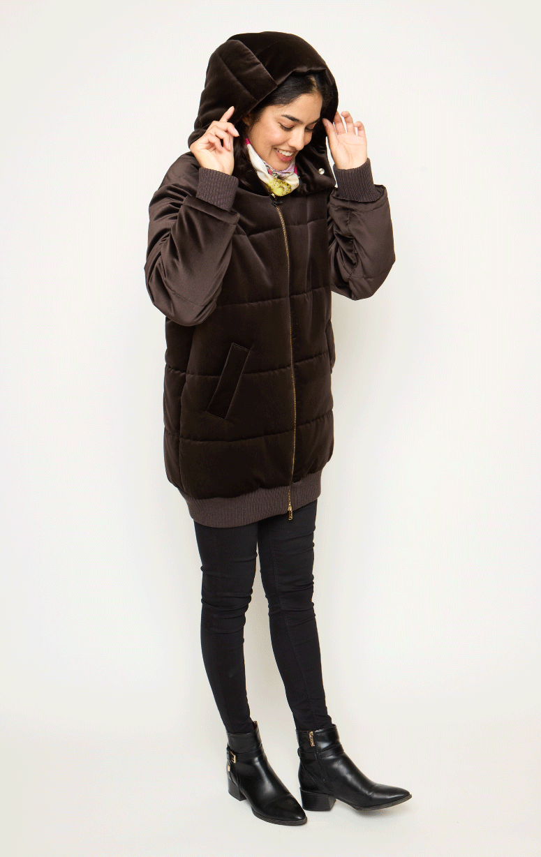 Tardia- Velvet Parka - Barrington's