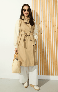 Martylo- Two-toned Trench Coat